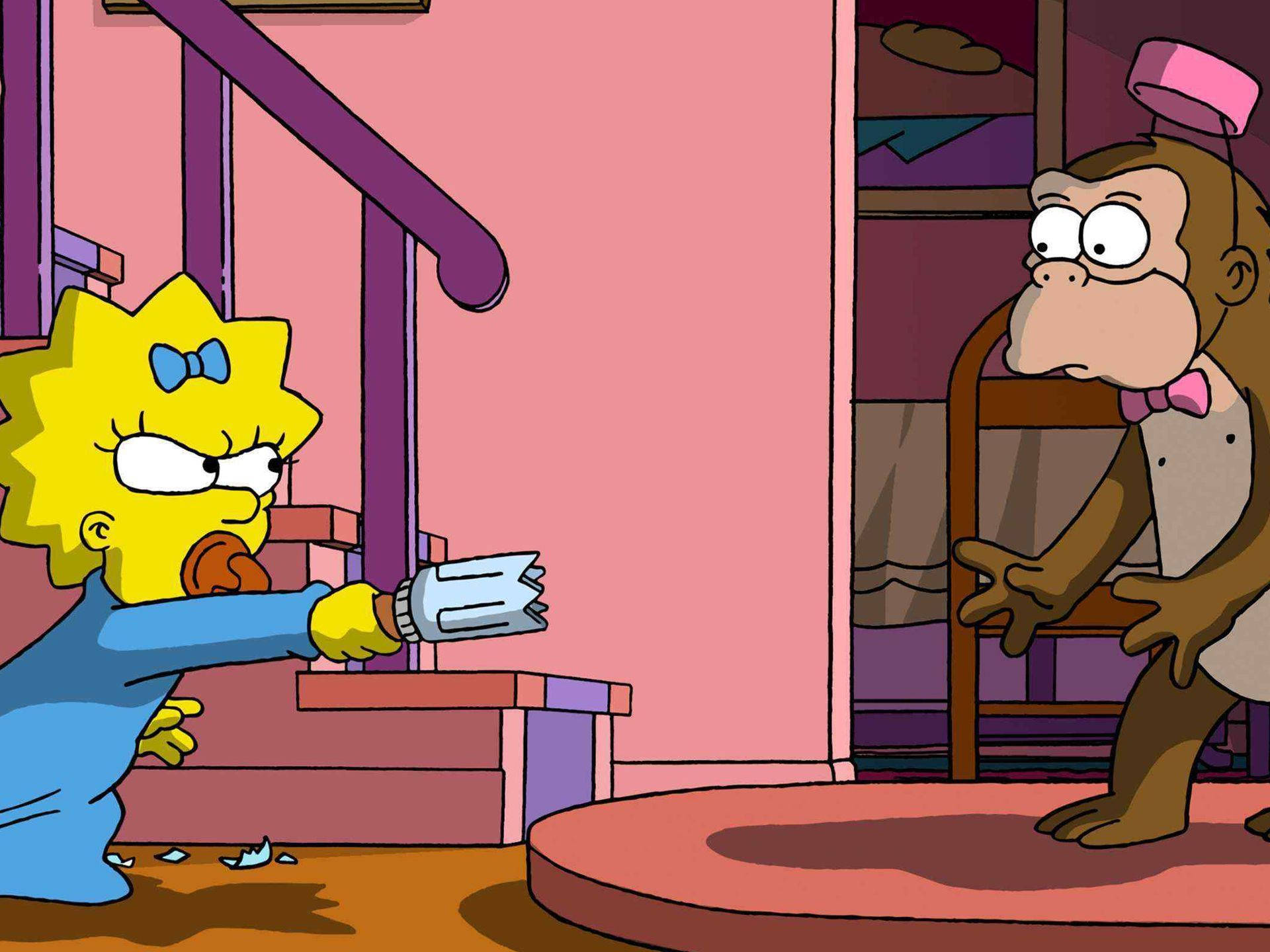 Maggie Simpson From The Simpsons Movie Wallpaper
