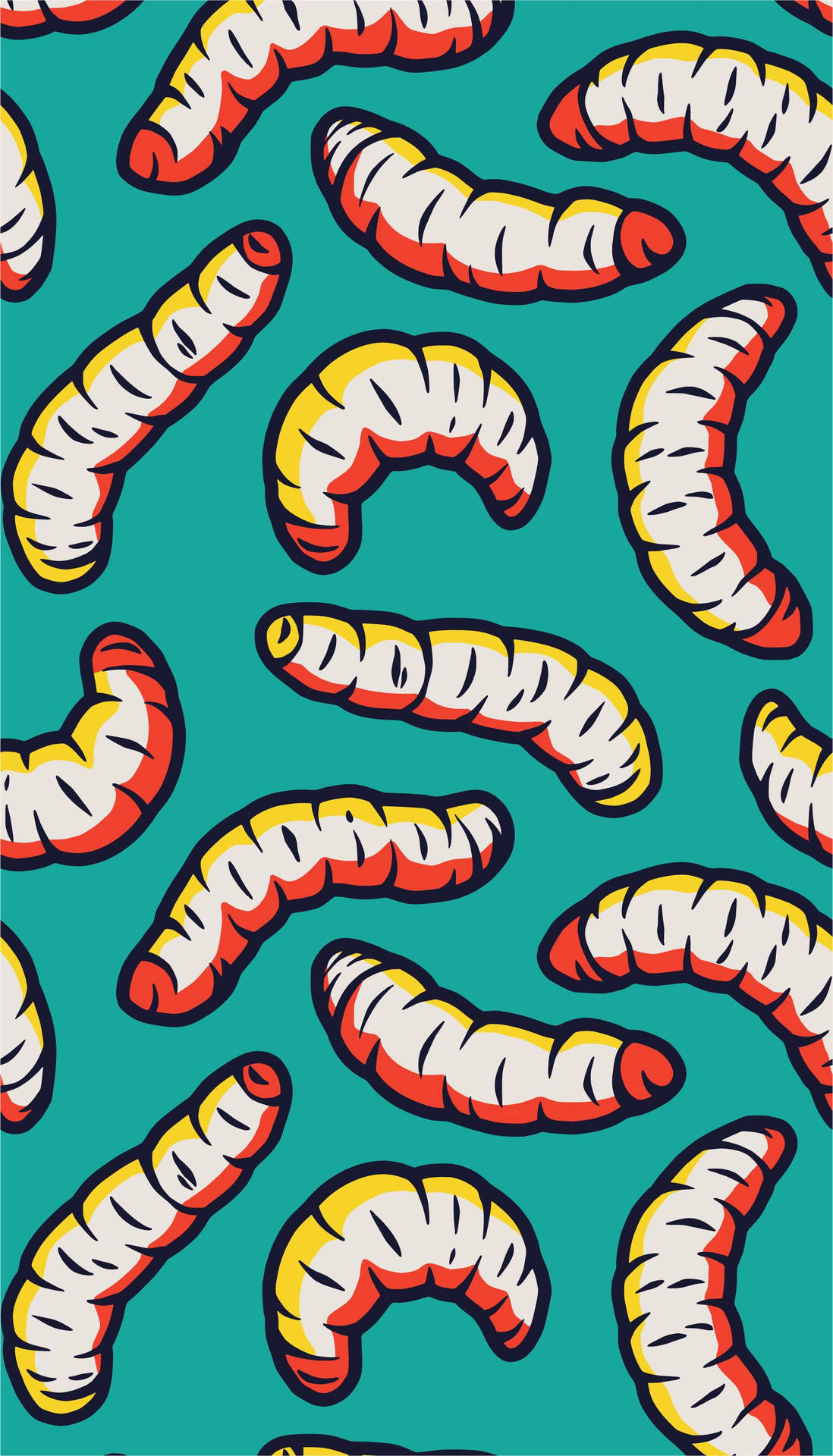Maggot Worm Vector Art Wallpaper