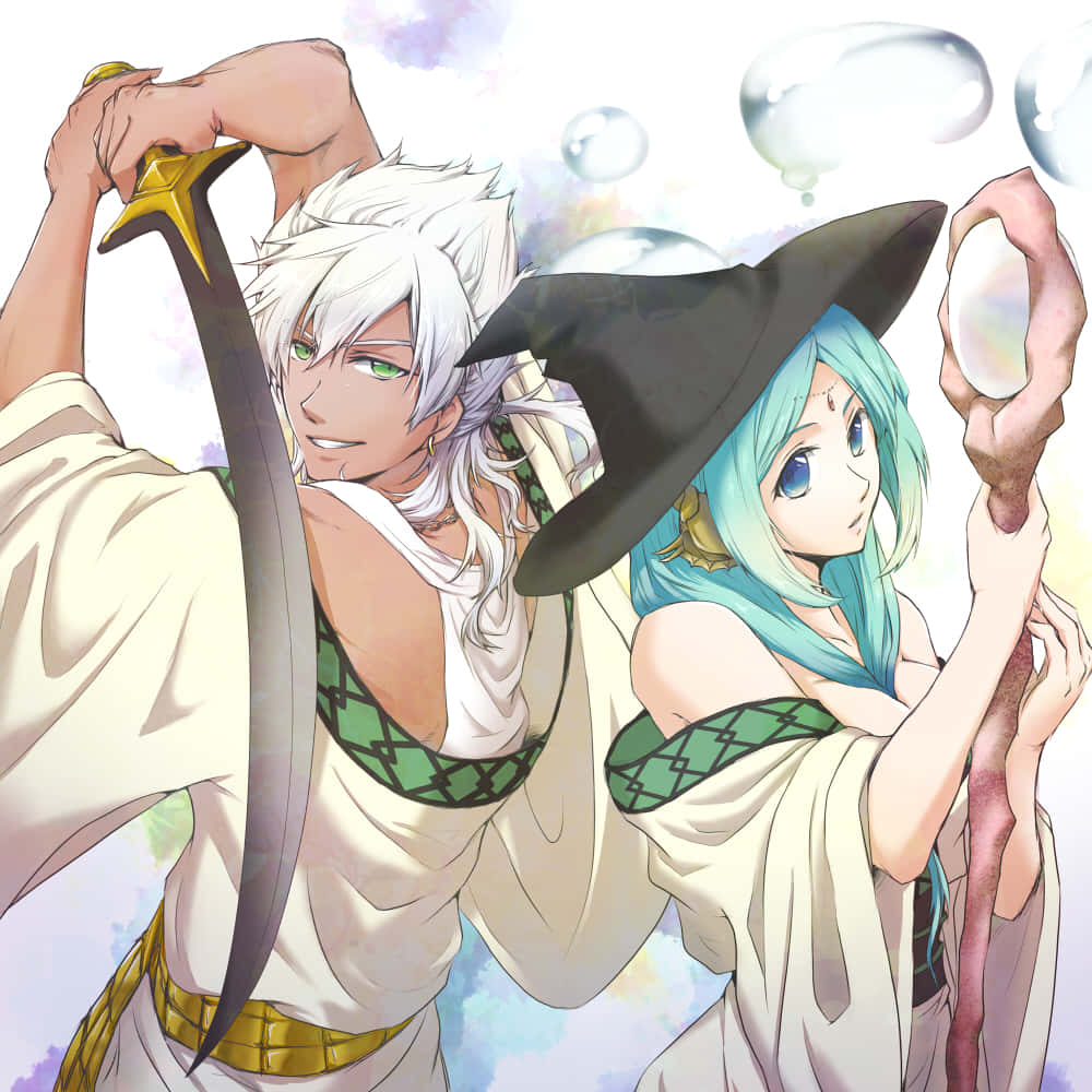 Magi Anime Personages Yamraiha En Sharrkan Achtergrond