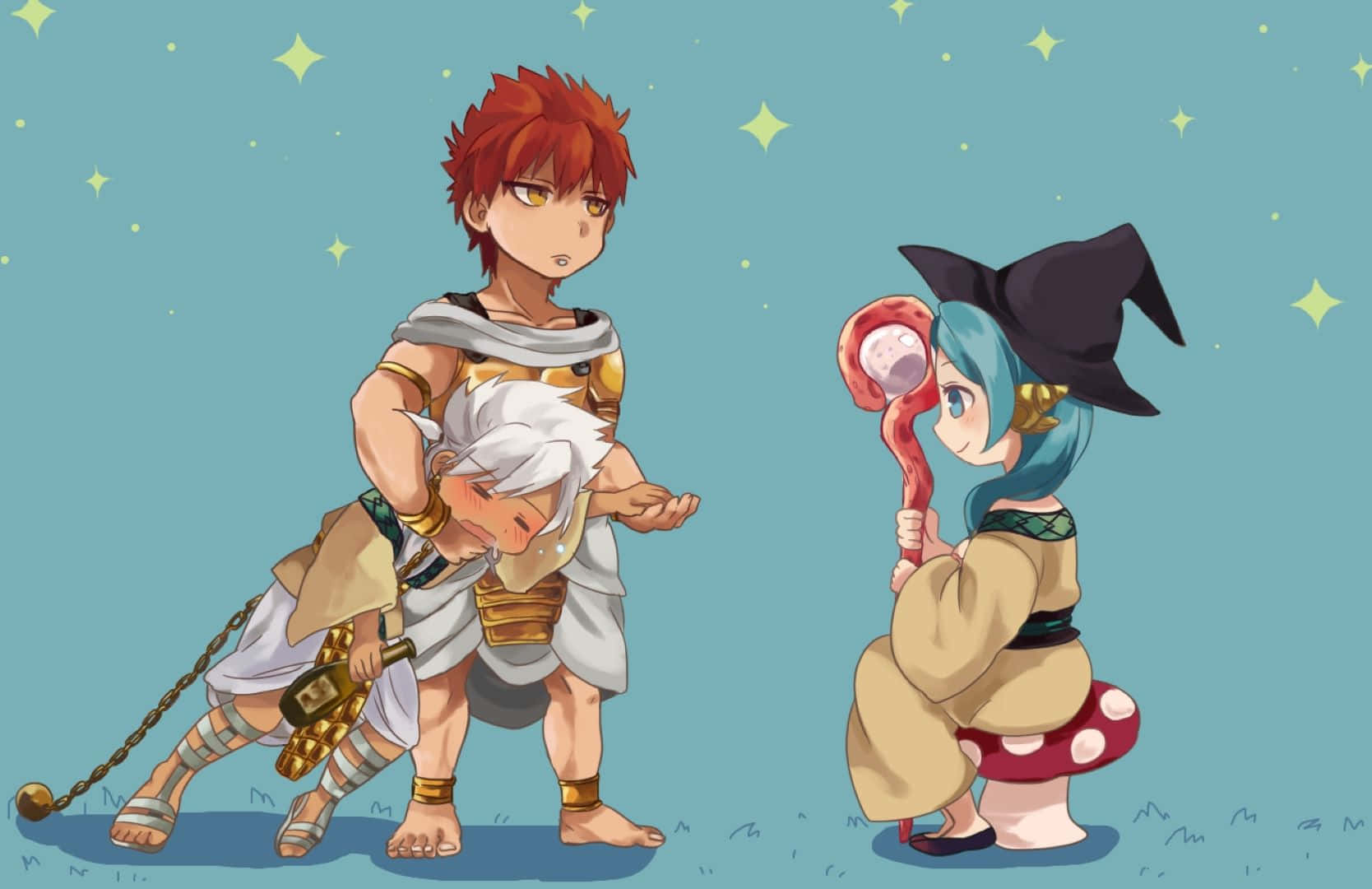 Magi Personages Fanart Achtergrond