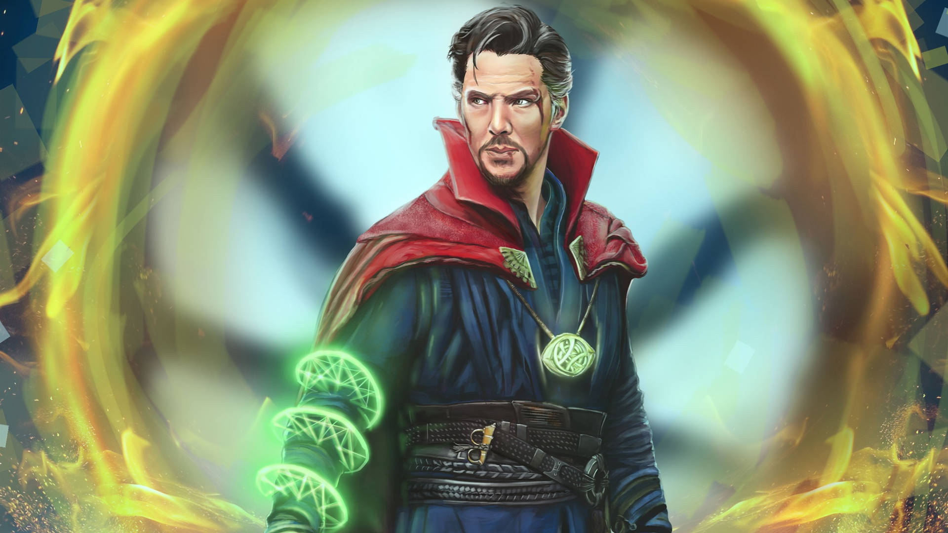 Magic Circles Doctor Strange Superhero Wallpaper