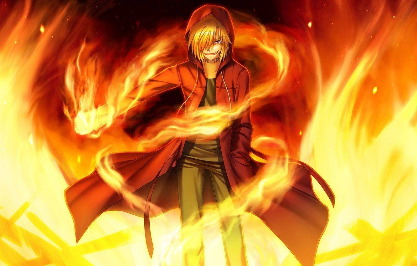 Magic Cosmic Fire Anime Wallpaper