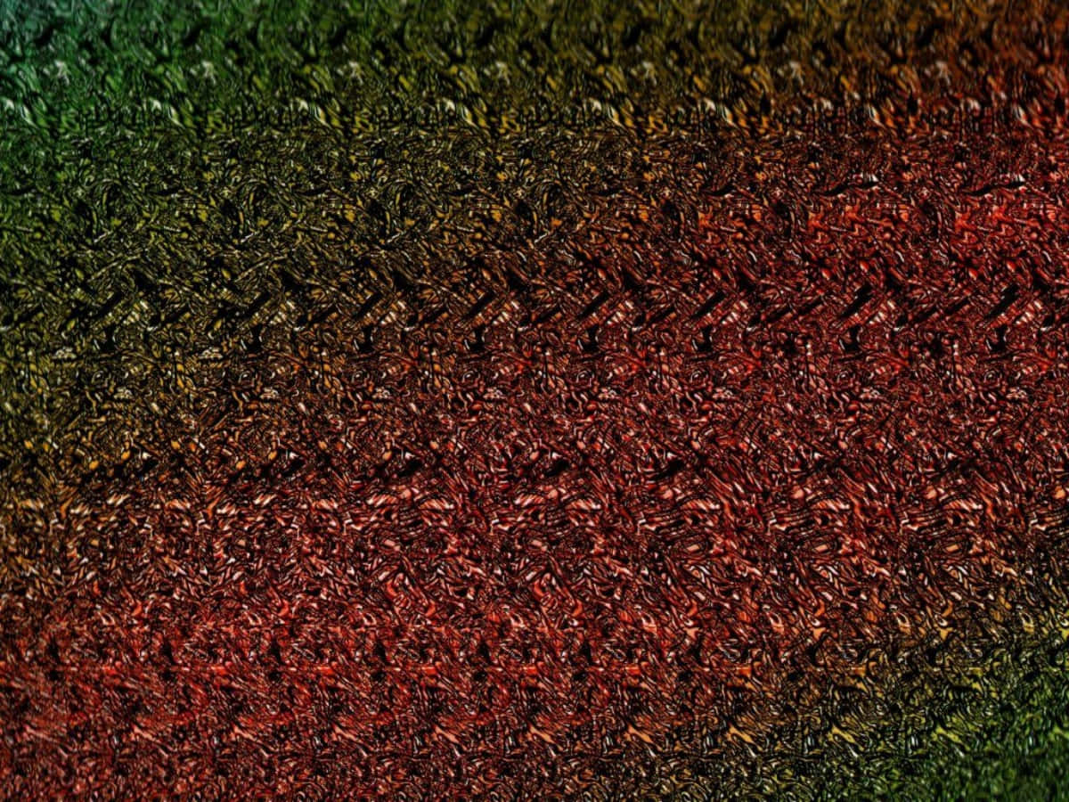 Røde Glasskår Magisk Øje 3D Stereogram Billede Wallpaper