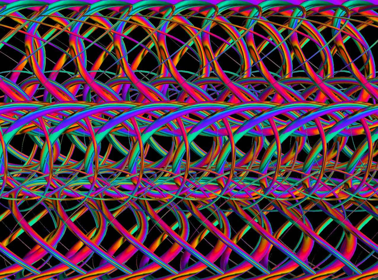 Spiral Loop Magic Eye 3D Stereogram Picture