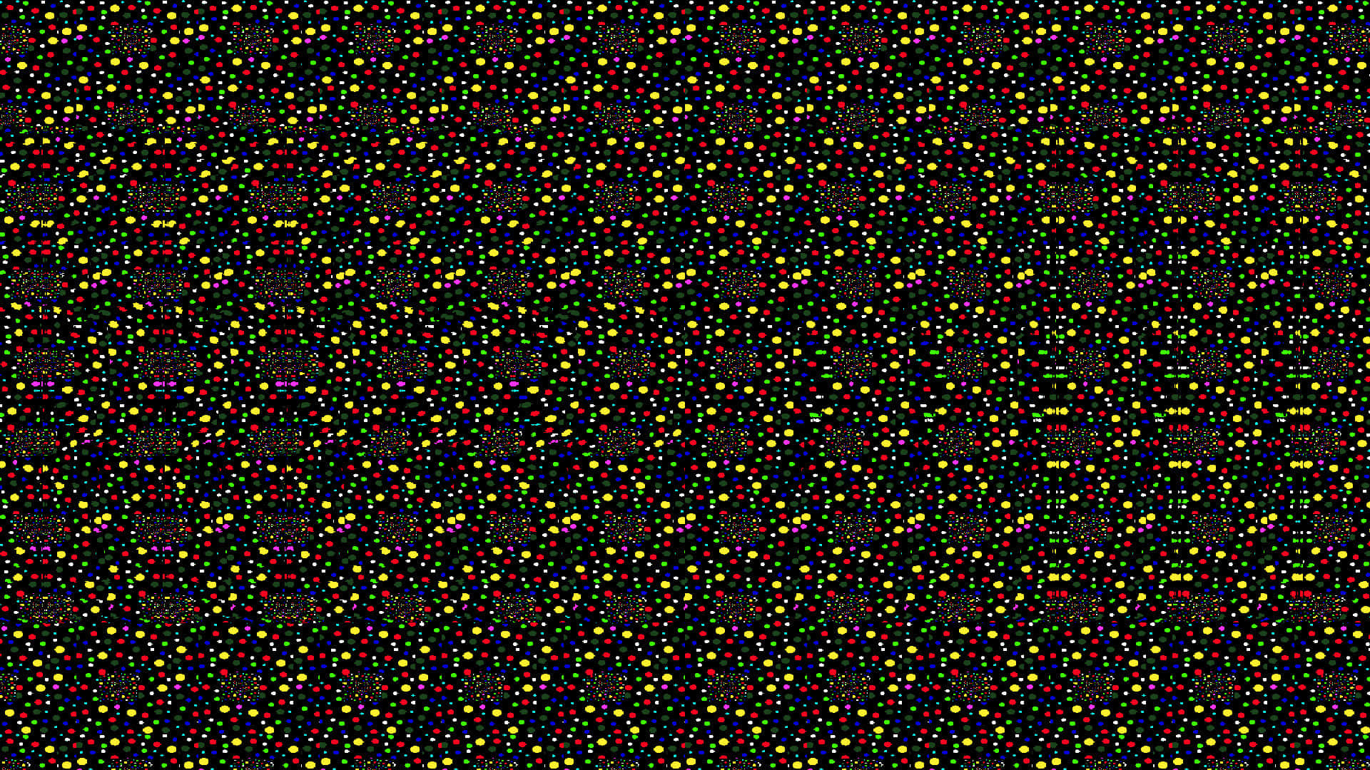 A Black And Yellow Pattern With Dots Wallpaper