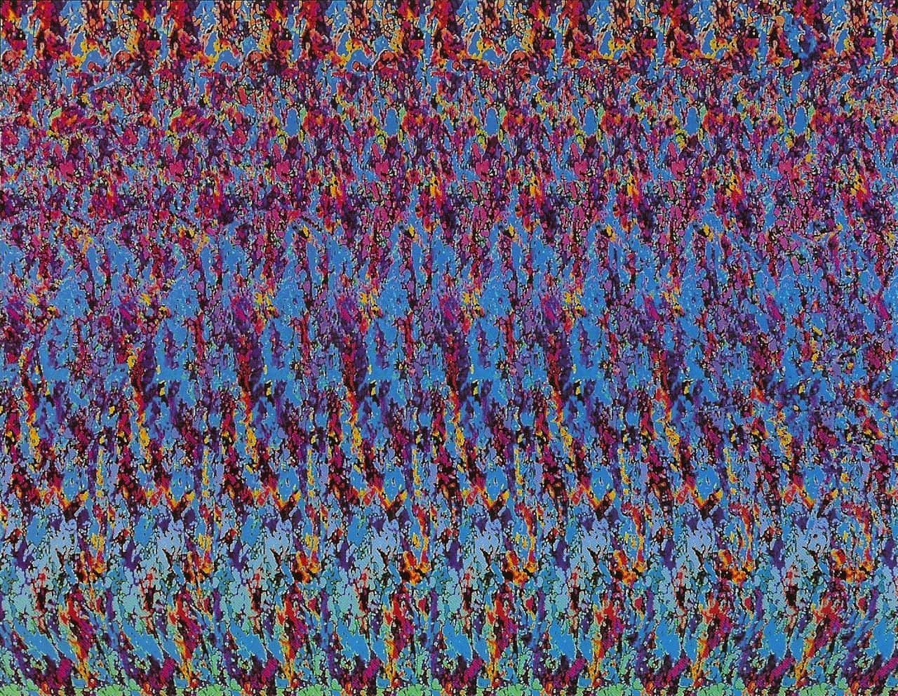 See the hidden image in this Magic Eye illusion Wallpaper