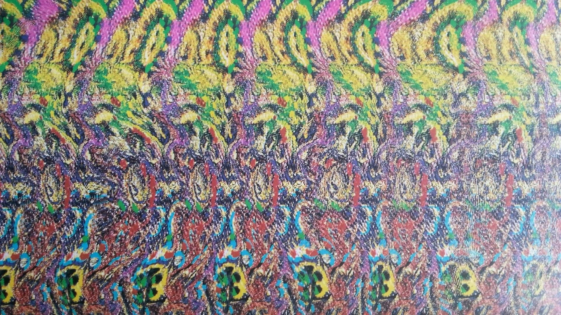 Indtast en optisk illusion med et magisk øje Wallpaper