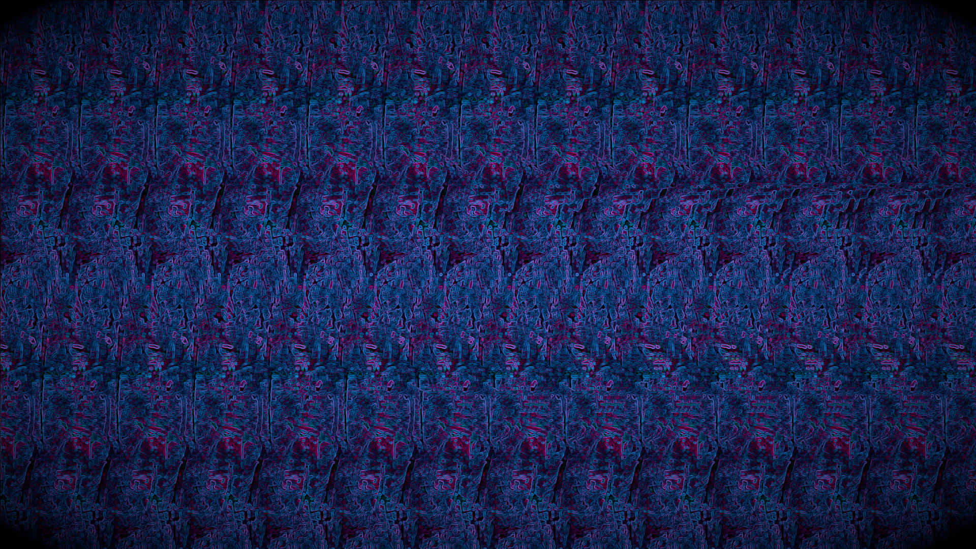 En blå og lilla mønster af diamanter Wallpaper