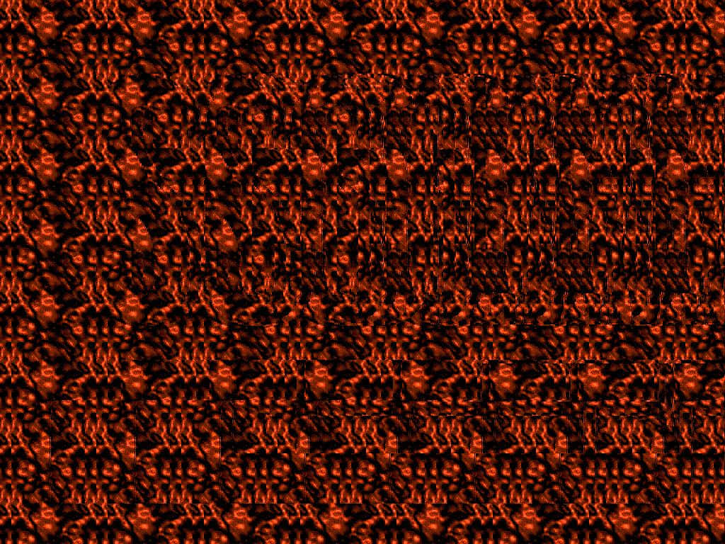 A Red And Black Pattern With A Black Background Wallpaper