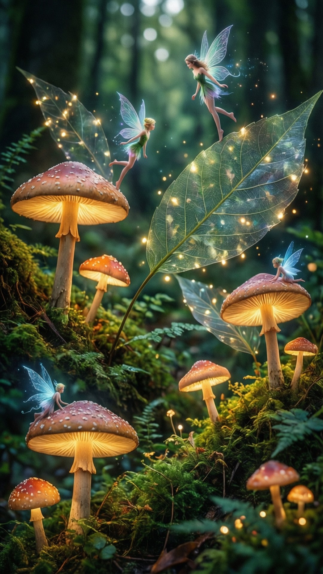 Magic Forest Collage Sfondi