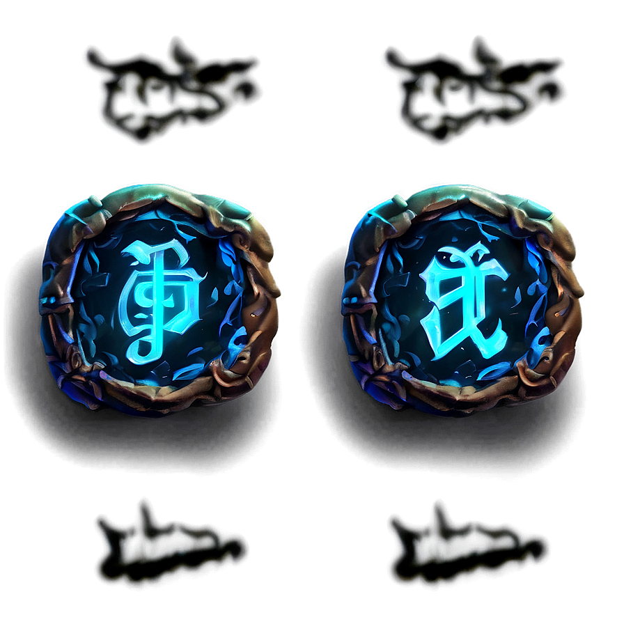 Download Magic Glowing Runes Png 05062024 | Wallpapers.com