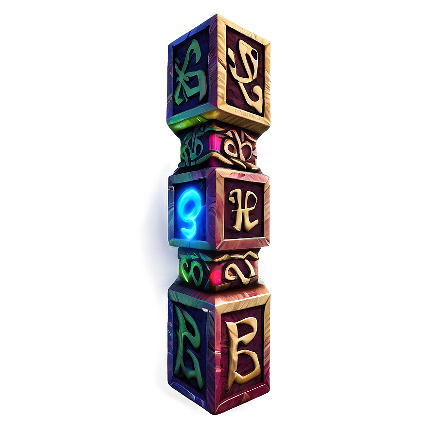 Magic Glowing Runes Png Stj83 PNG