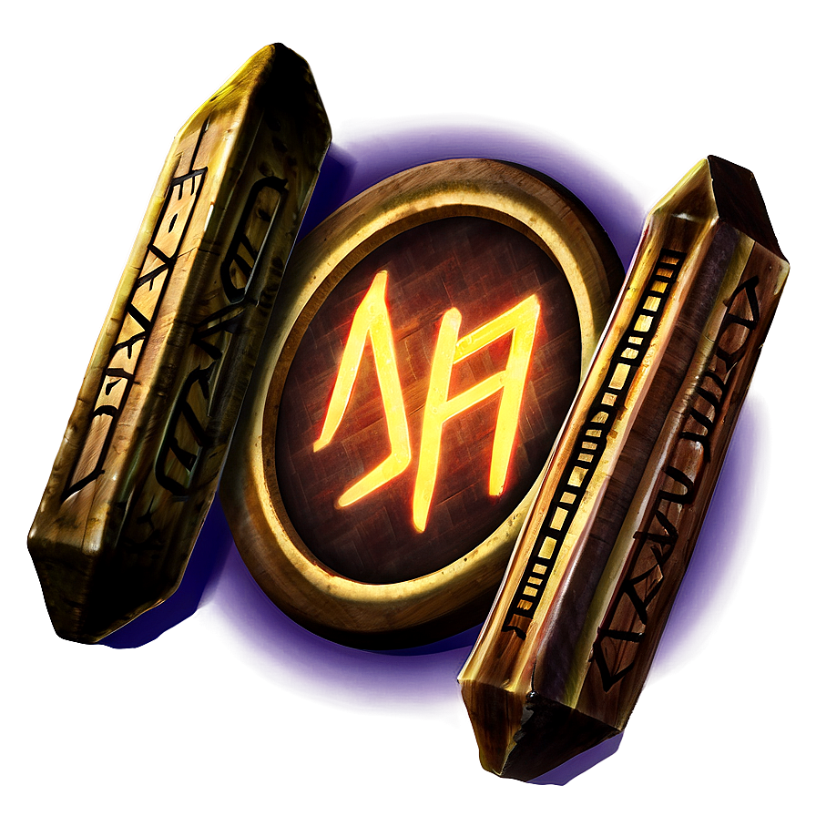 Magic Glowing Runes Png Ykd PNG