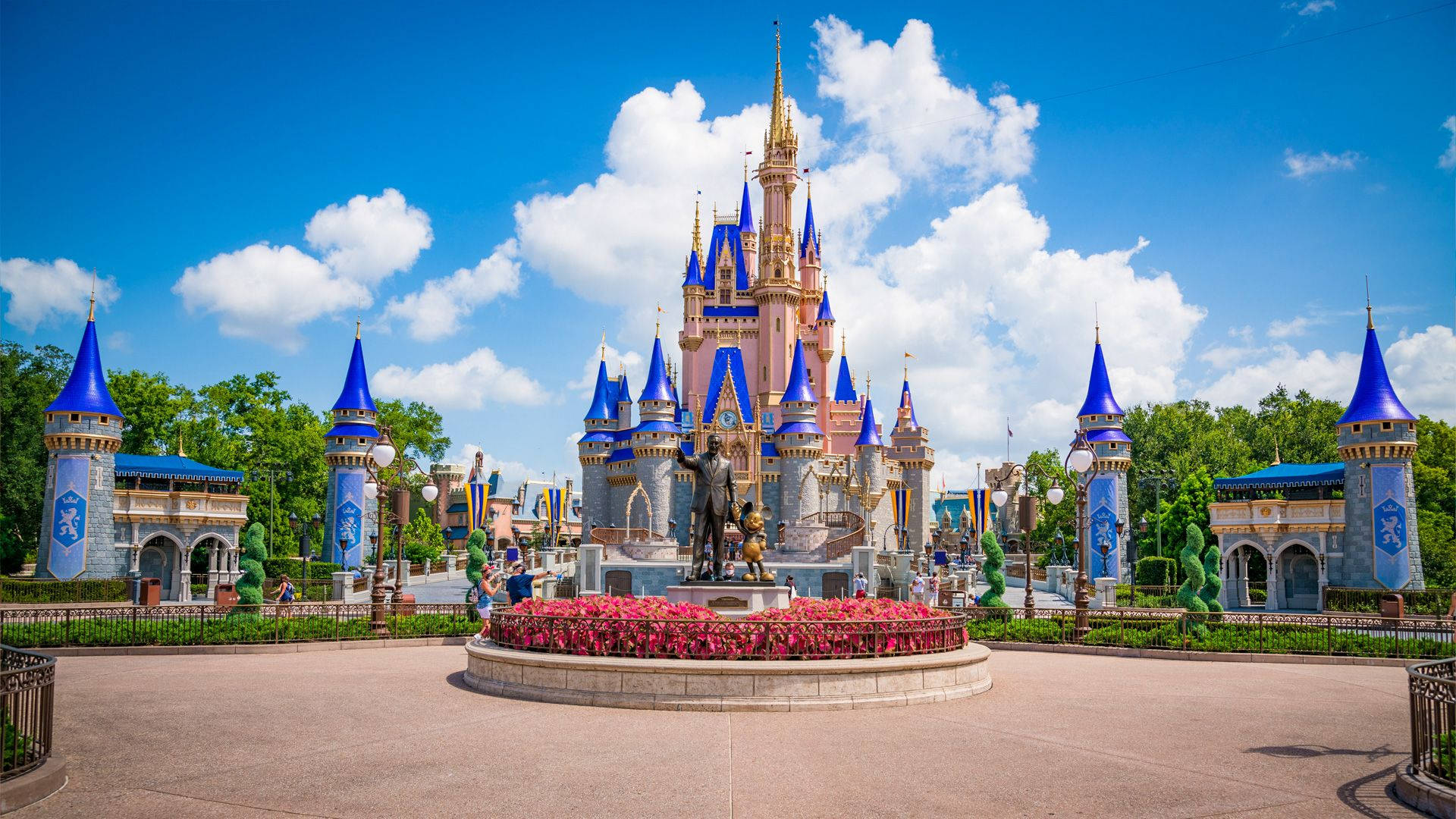 Parquemagic Kingdom Castelo Da Disney. Papel de Parede