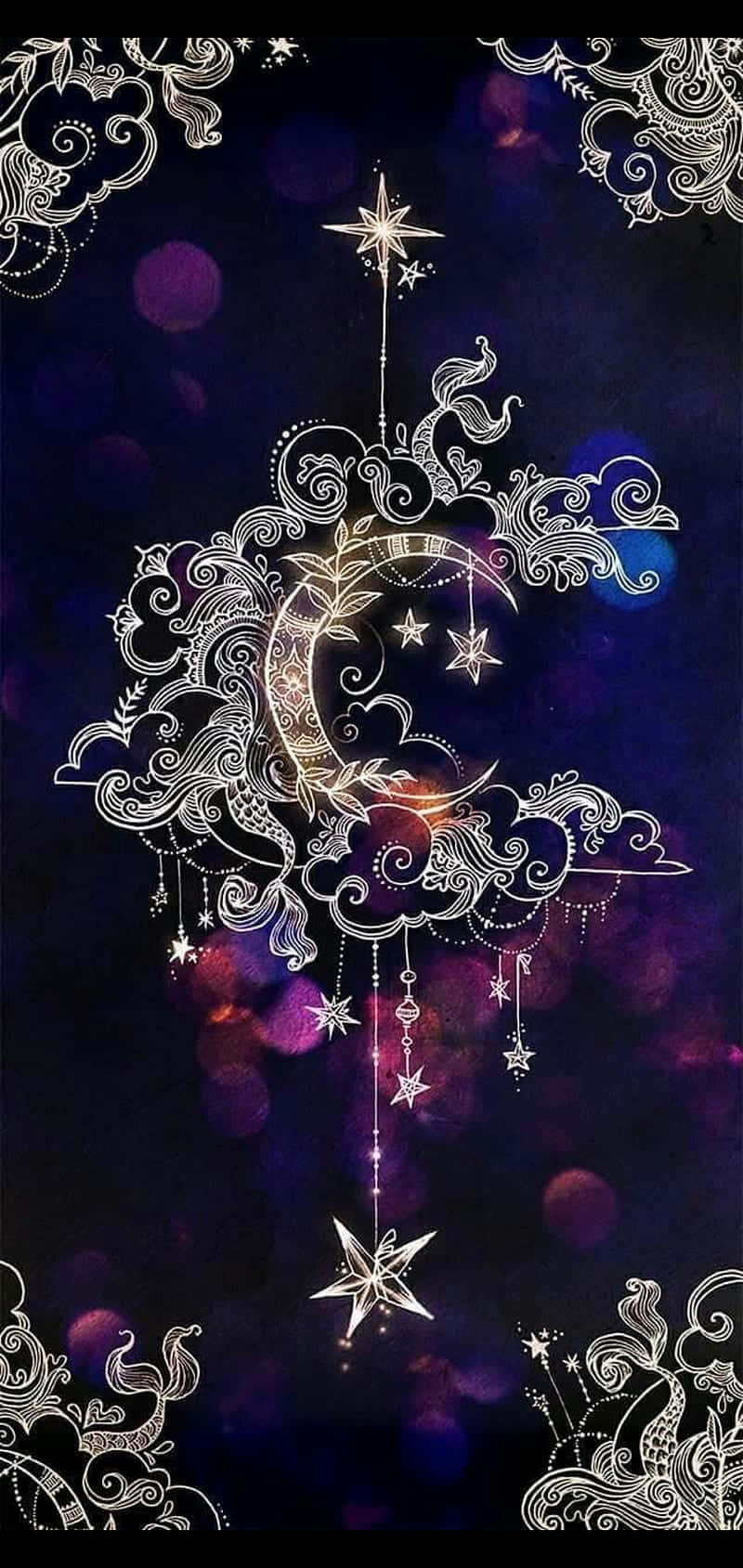"Dream Under the Magical Moon" Wallpaper