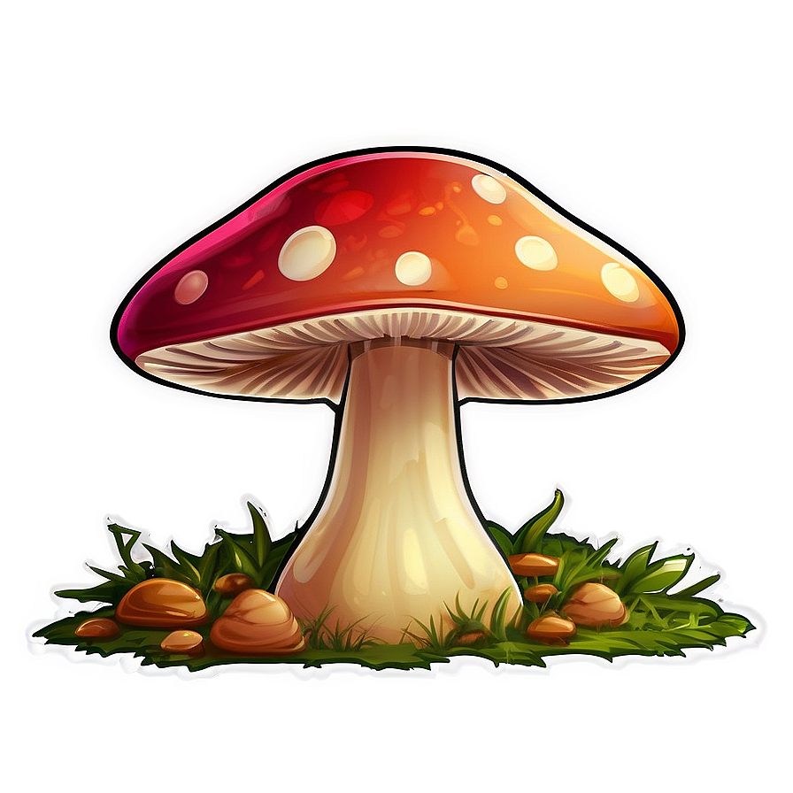 Magic Mushroom Cartoon Png Osp PNG