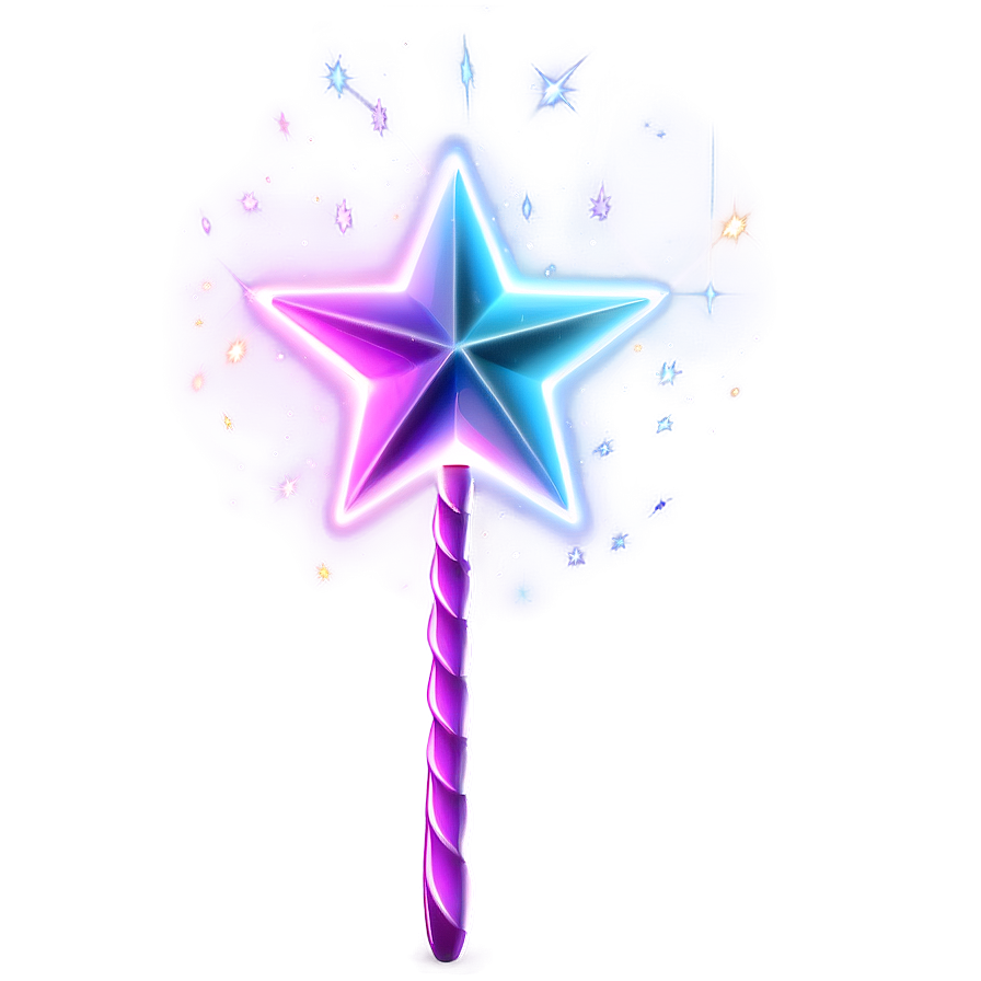 Magic Star Wand Png 06132024 PNG