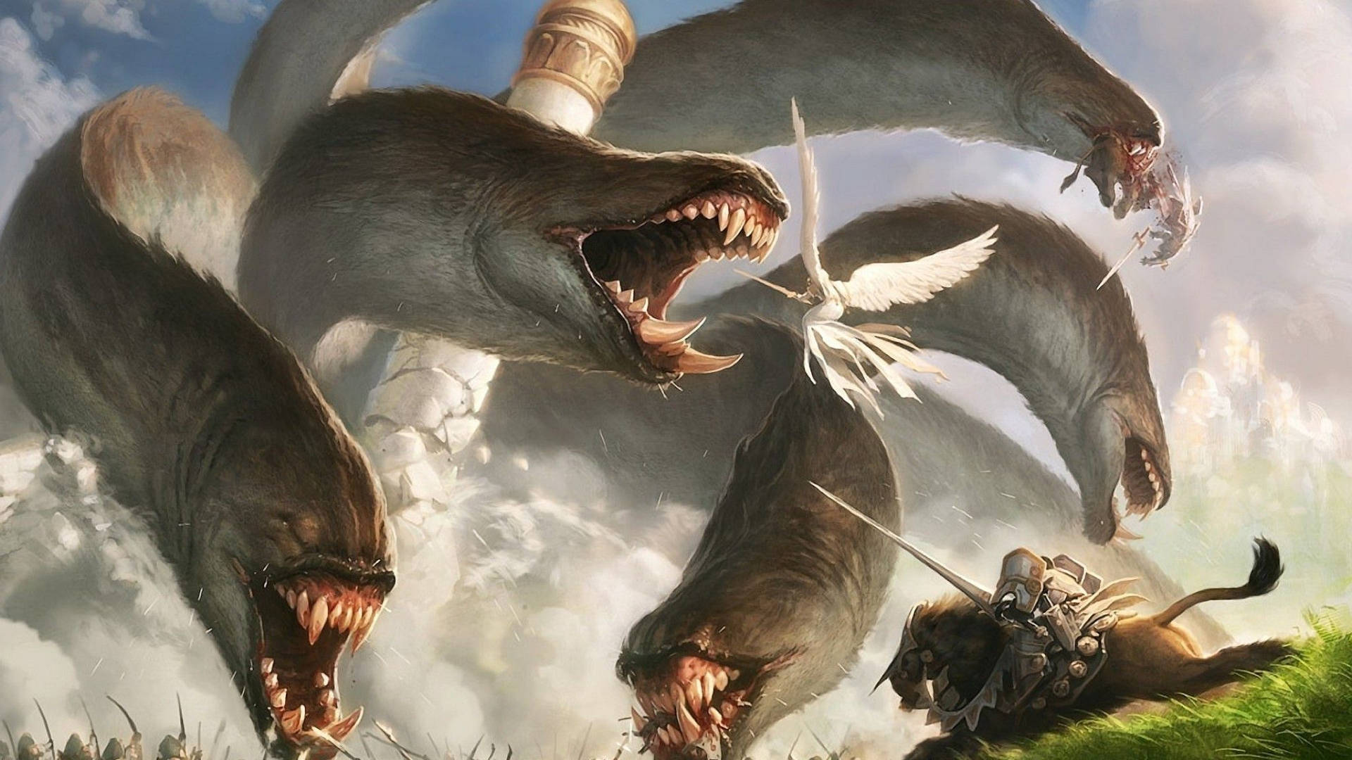 Unleash the Hydra in Magic The Gathering: Apocalypse Wallpaper