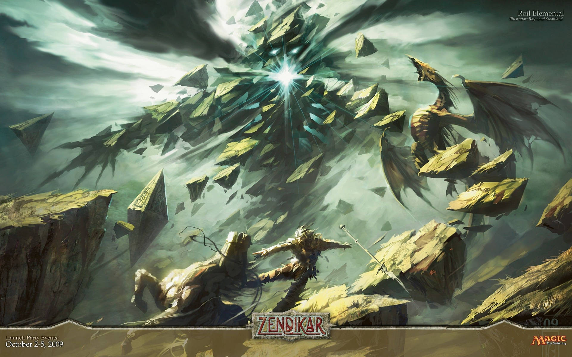 Magic The Gathering Roil Elemental Background