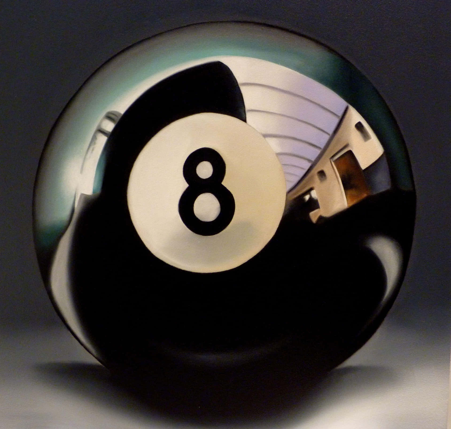 Magic8 Ball Reflection Art Wallpaper