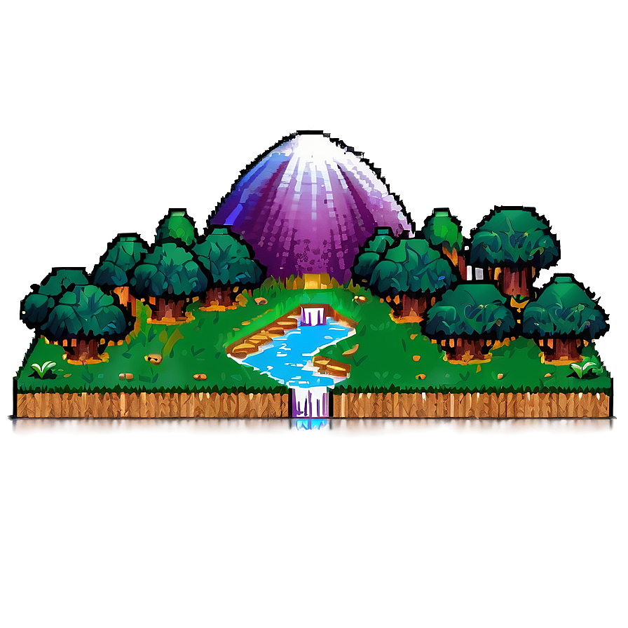 Magical 16 Bit Game Worlds Png 06252024 PNG