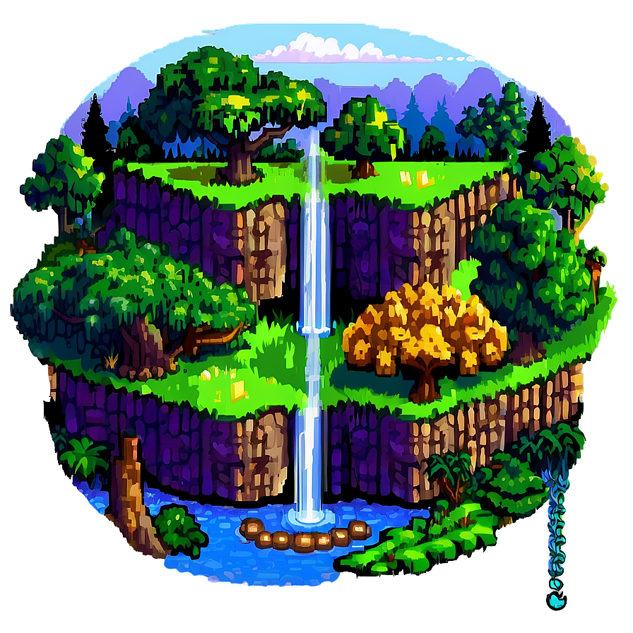 Magical 16 Bit Game Worlds Png 5 PNG