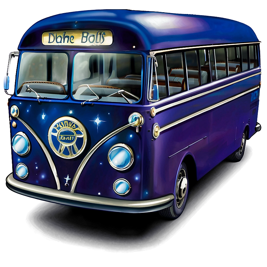 Magical Cartoon Bus Png Qpr65 PNG