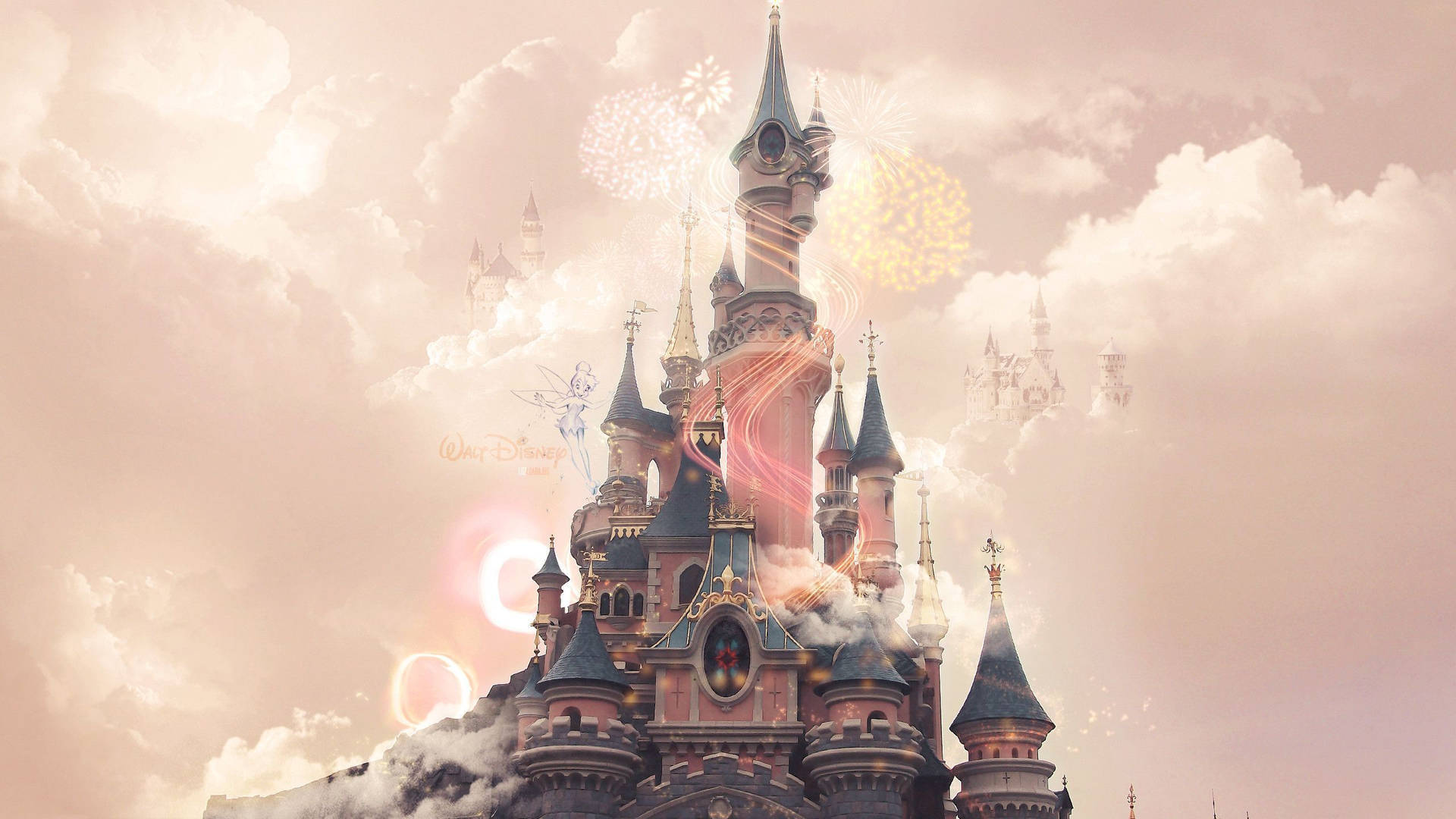 Magical Castle Pixel Disney Laptop Picture
