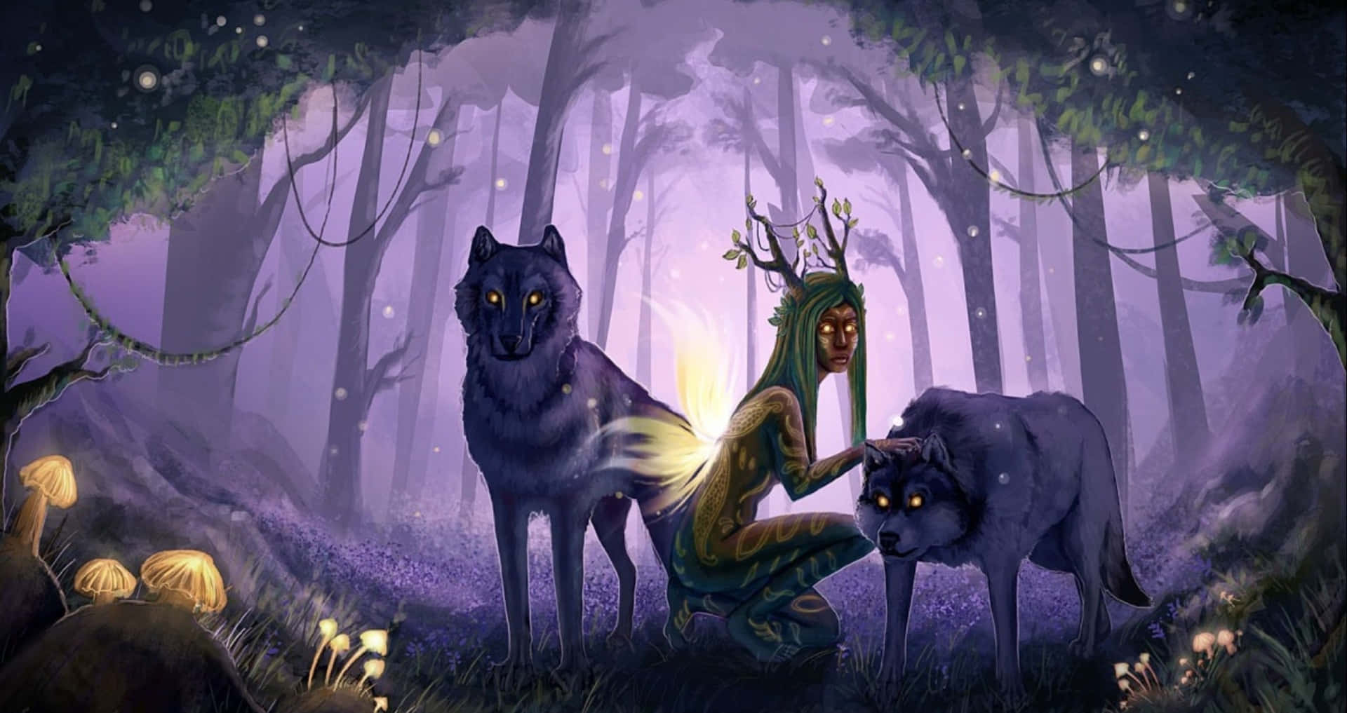 Magical Forest Creatures Wallpaper
