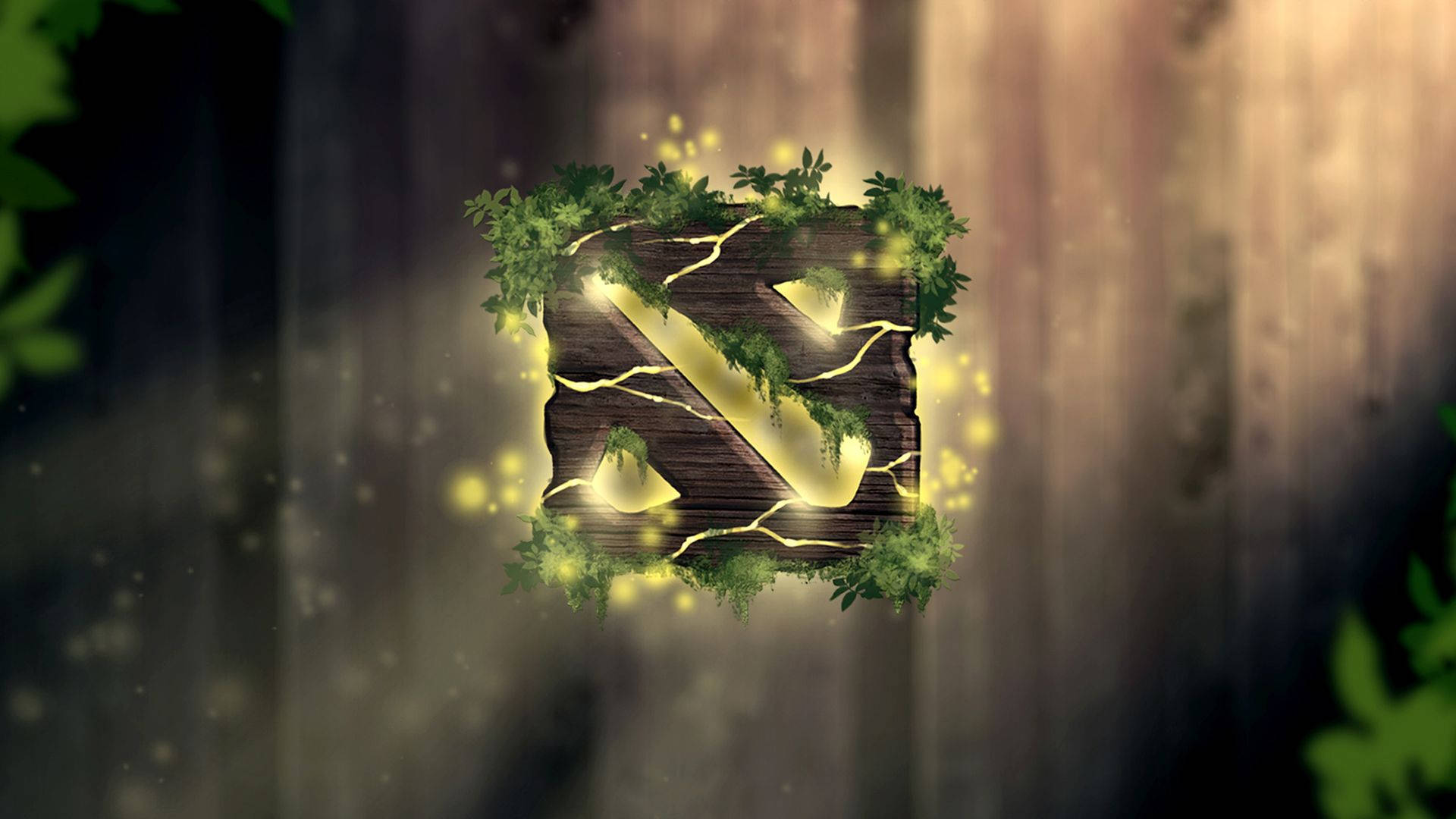 Magical Forest Dota 2 Logo Wallpaper