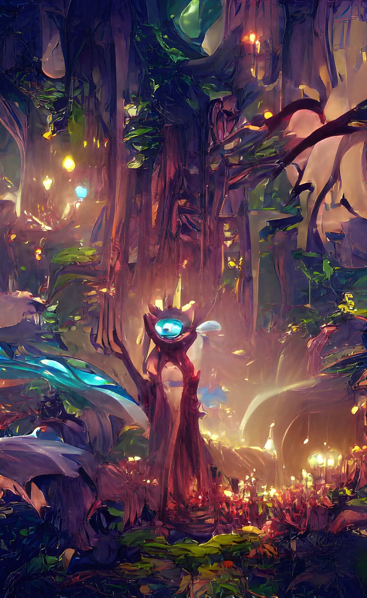 Ori And The Blind Magical Forest Wallpaper