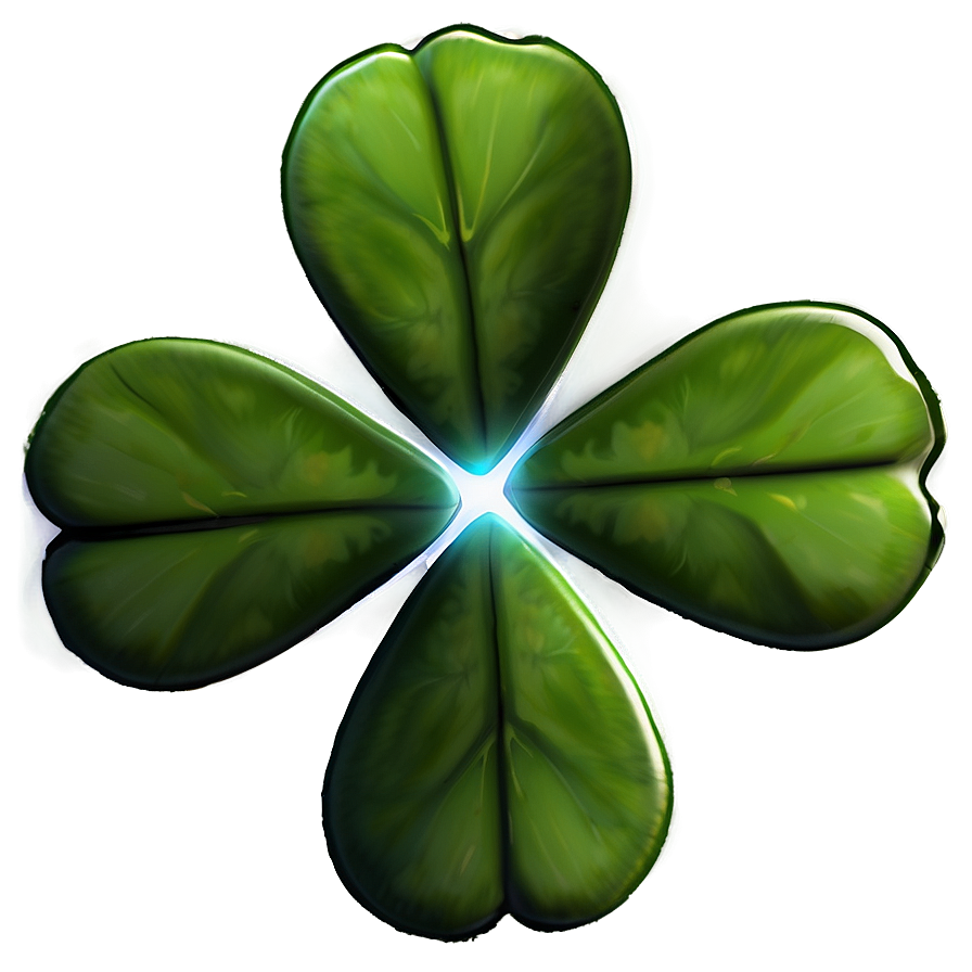 Magical Four Leaf Clover Png 05252024 PNG