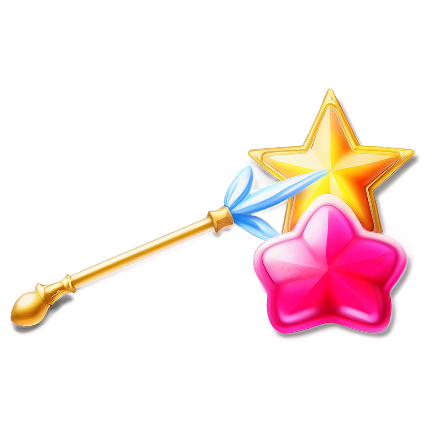 Magical Girl Star Wand Png Uxm PNG