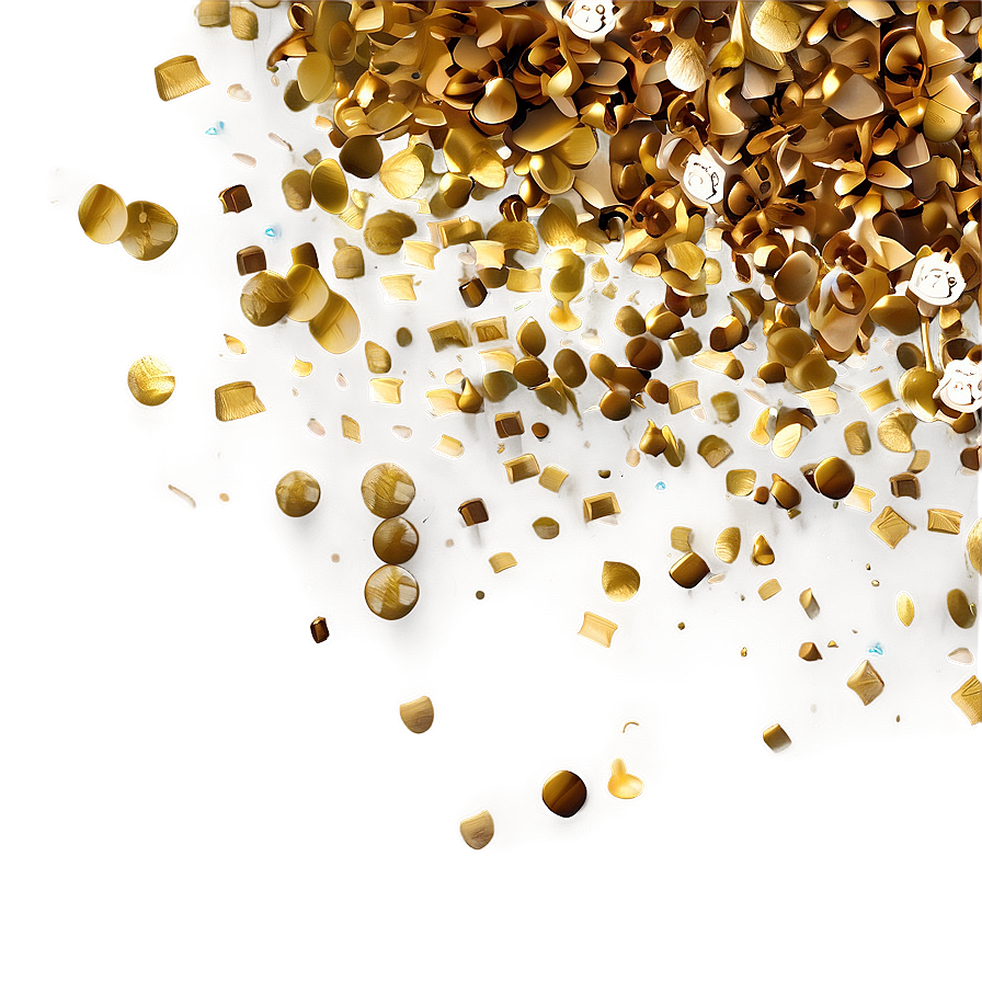 Download Magical Gold Confetti Png Mqn 4319