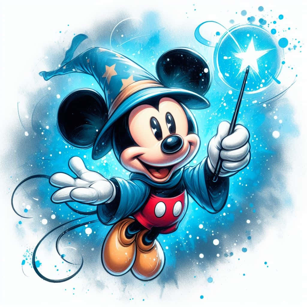 Download Magical Mickey Sorcerers Apprentice Fantasia Wallpaper ...