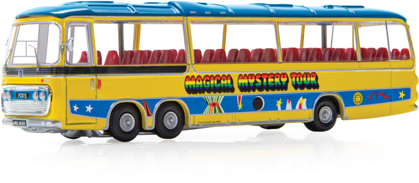 Magical Mystery Tour Bus Model PNG