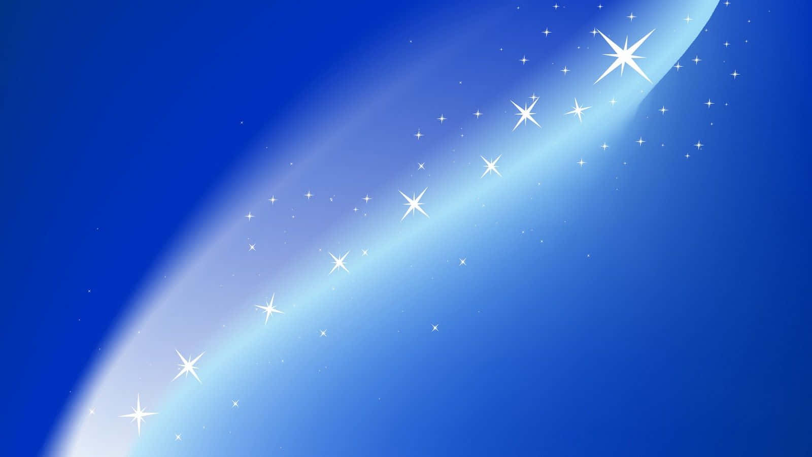 Magical Night Sky With Ray Of Light And Many Stars Wallpaper