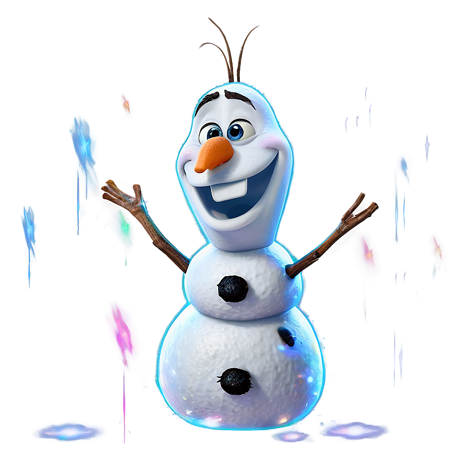 Magical Olaf Sparkles Png 10 PNG