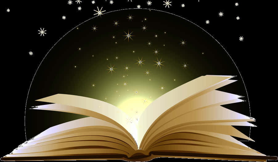 Magical_ Open_ Book PNG