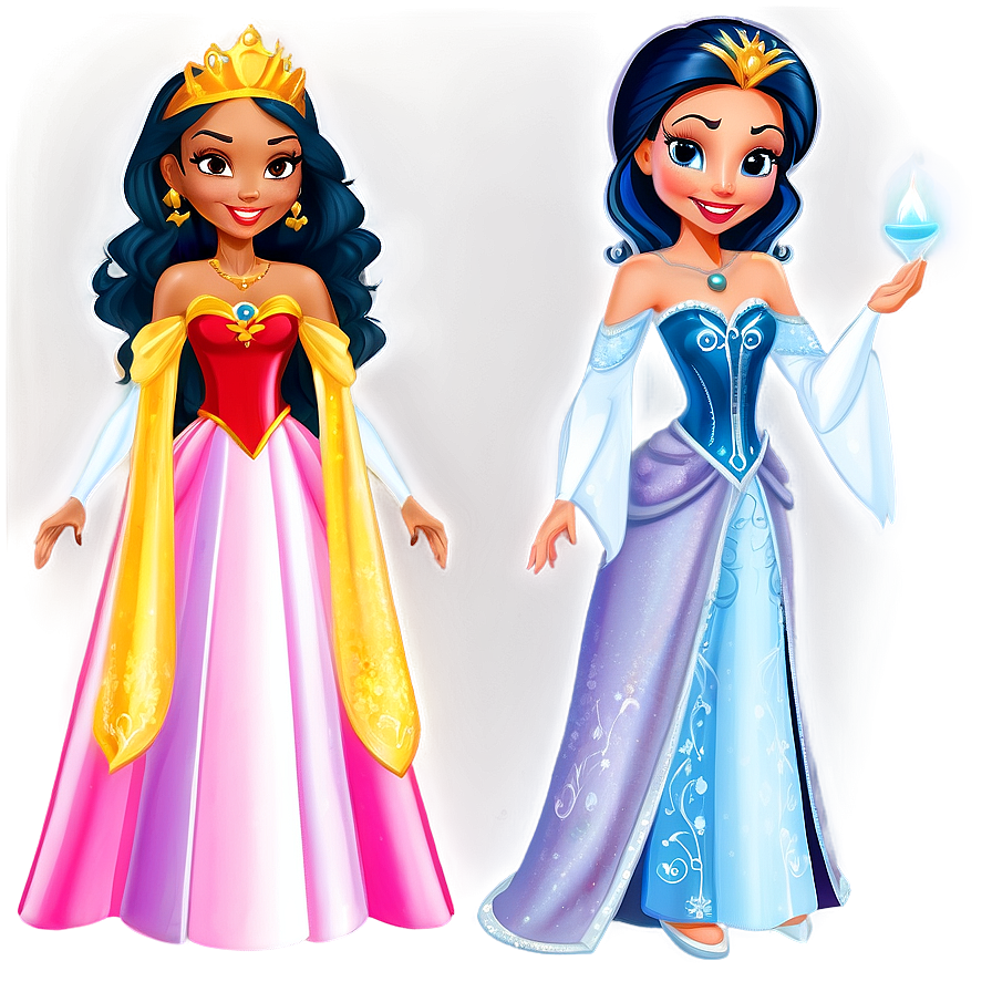 Magical Princesses Characters Png 3 PNG