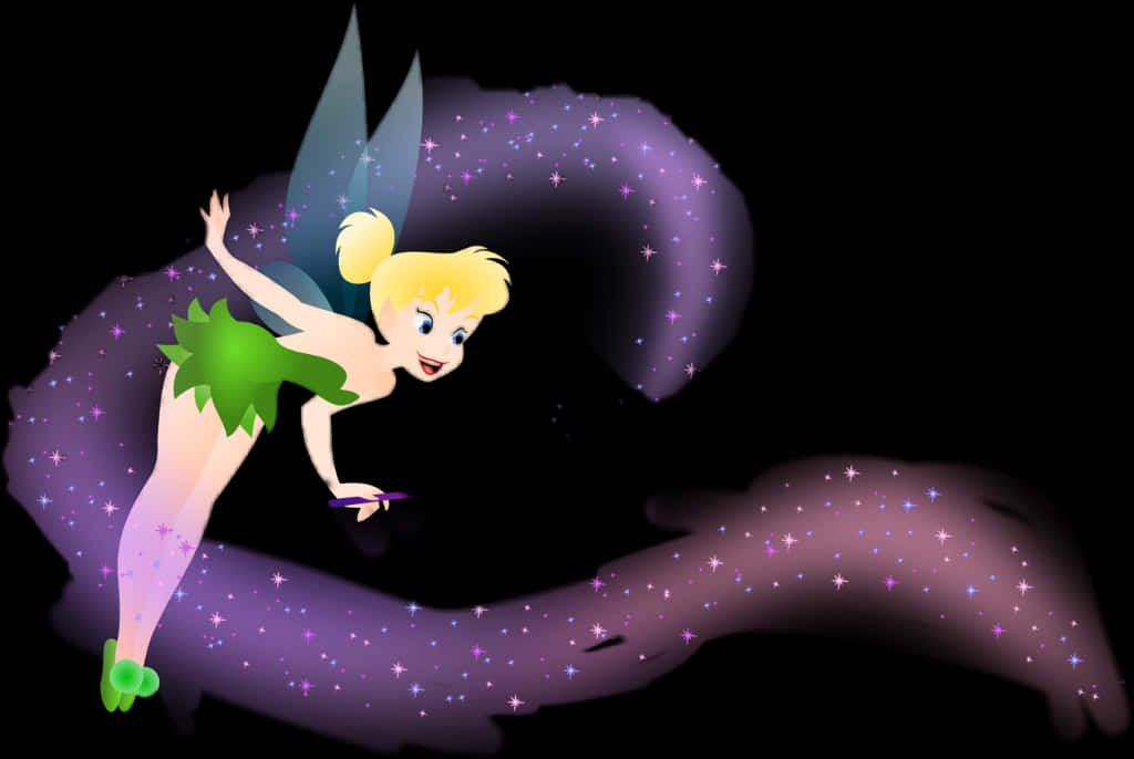 Magical Tinkerbell Night Sky PNG