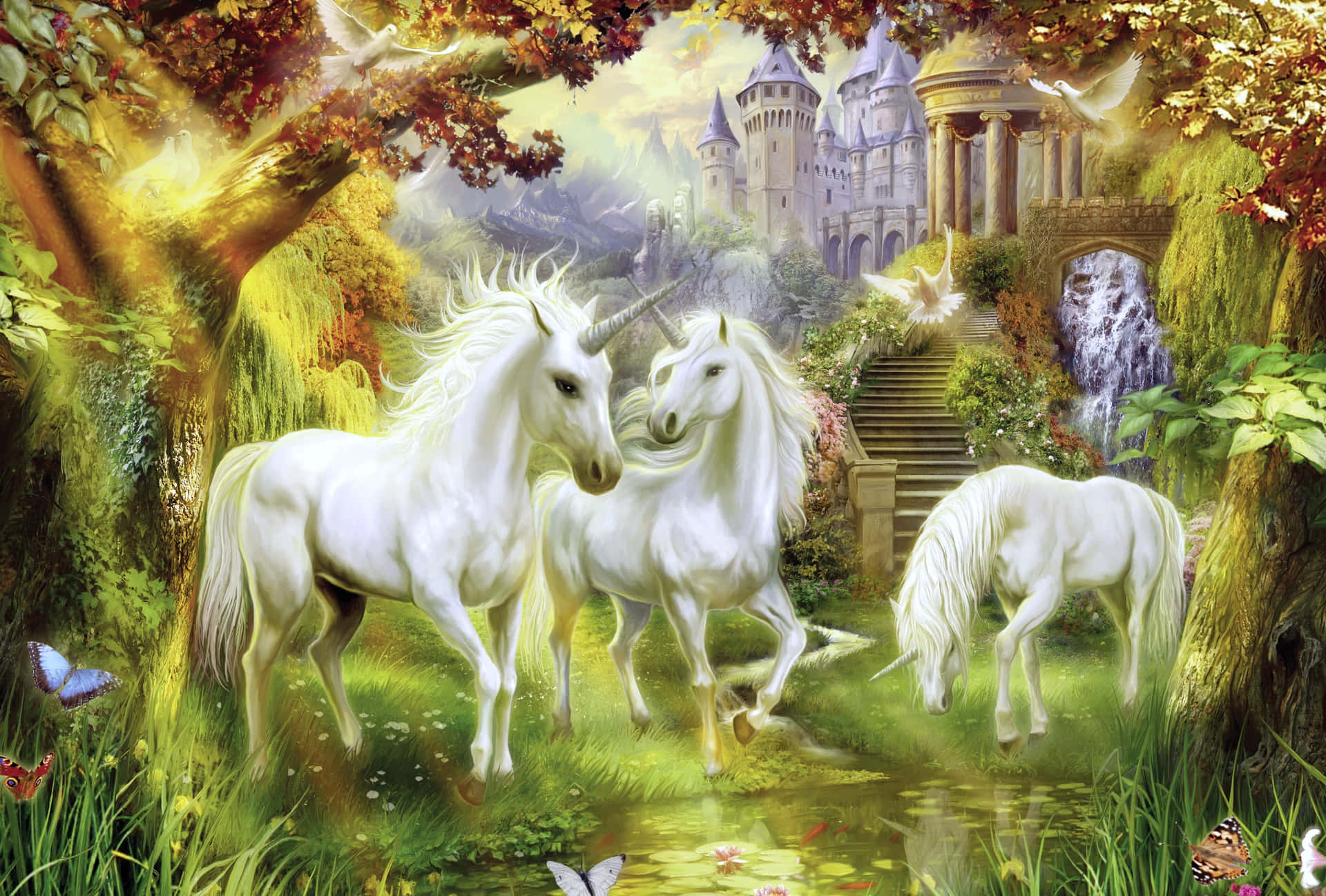 Magical Unicorns Wallpaper