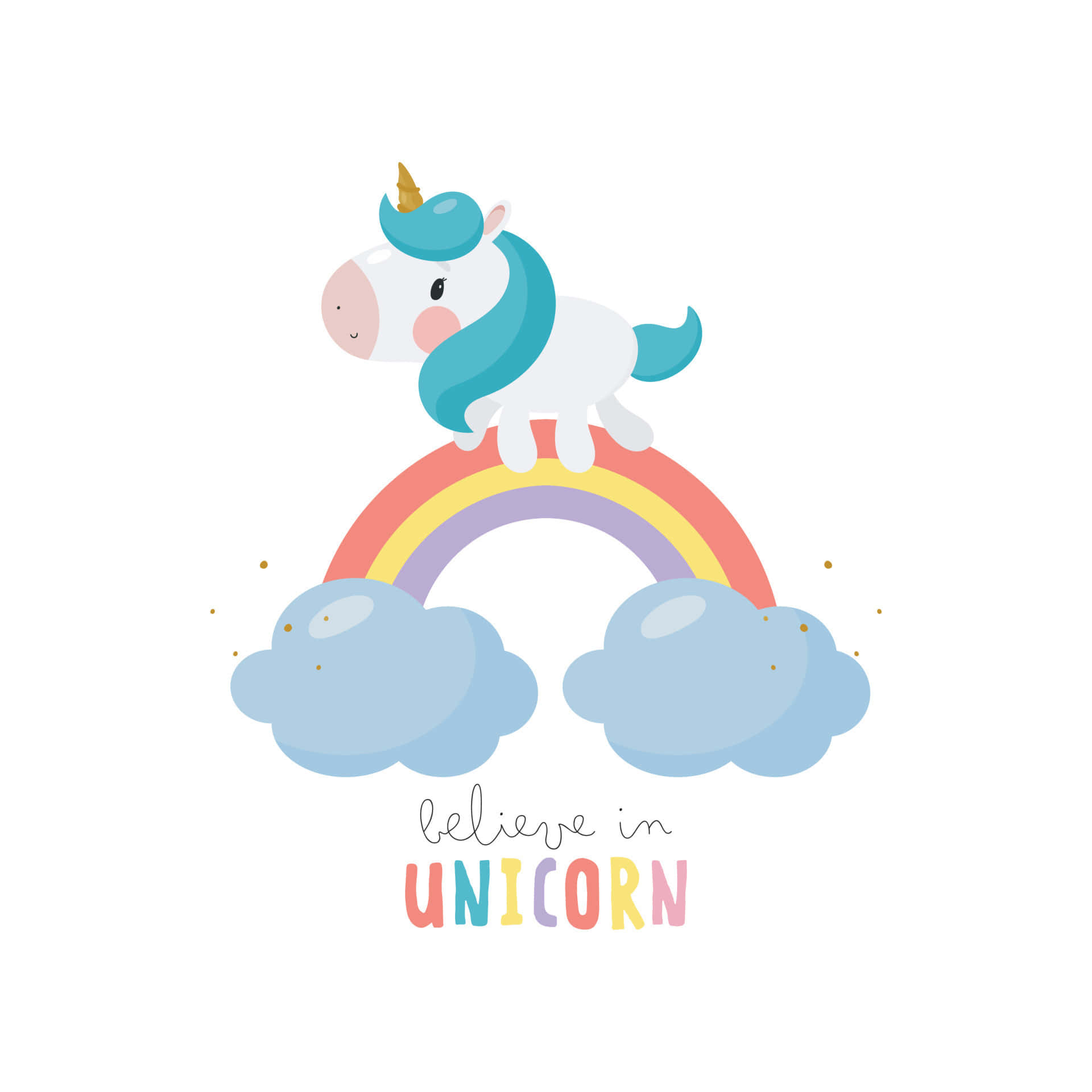 Magical Unicorn Quote Wallpaper