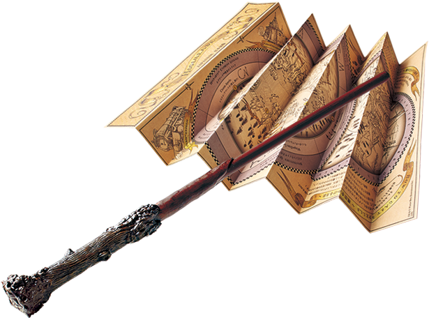 Magical Wand With Floating Money PNG