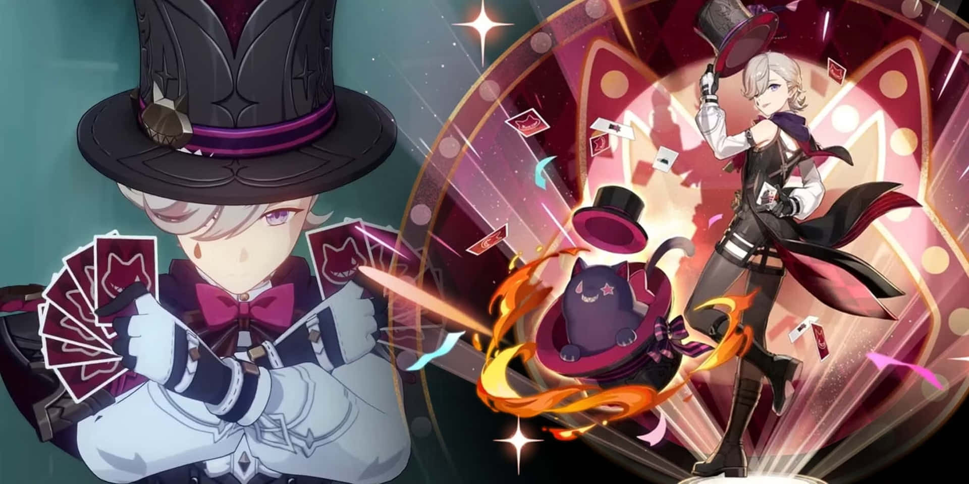 Magician Themed Anime Artwork Wallpaper