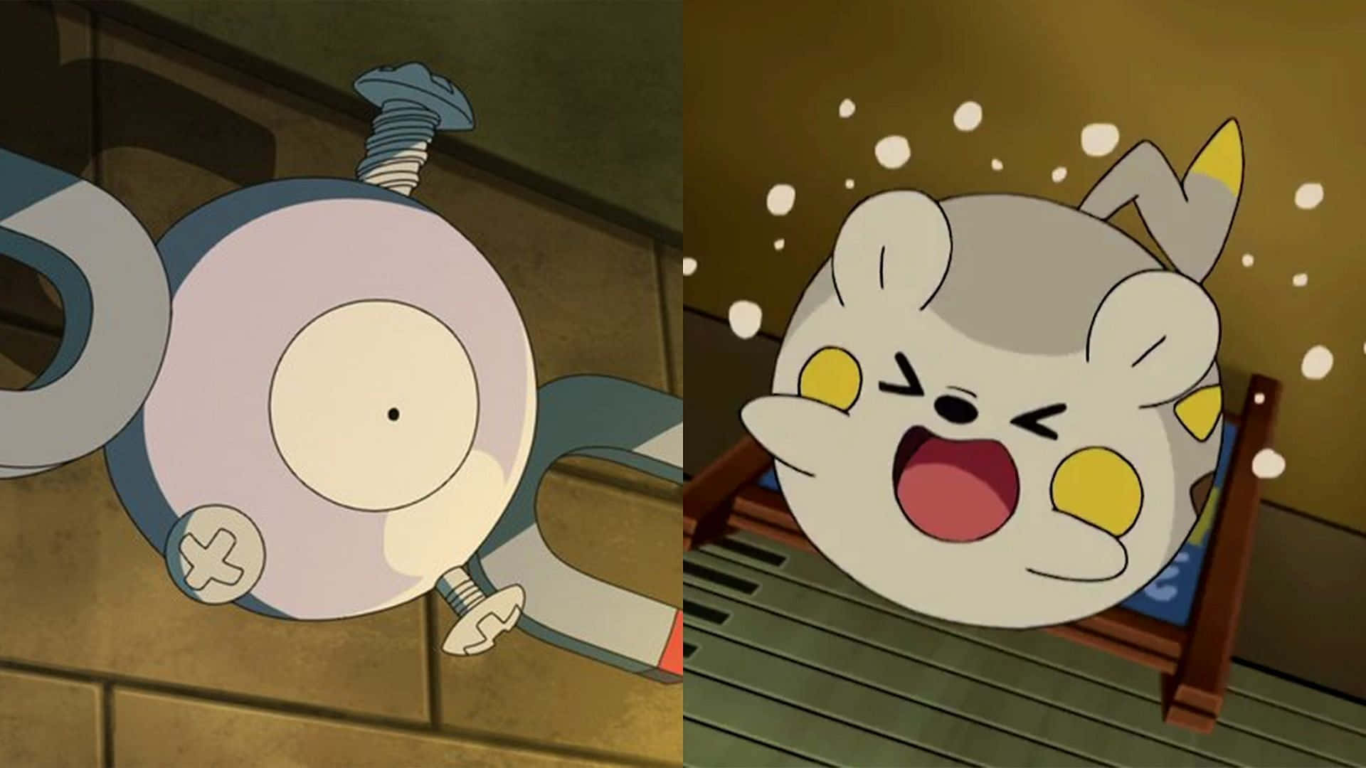 Magnemite And Togedemaru Wallpaper