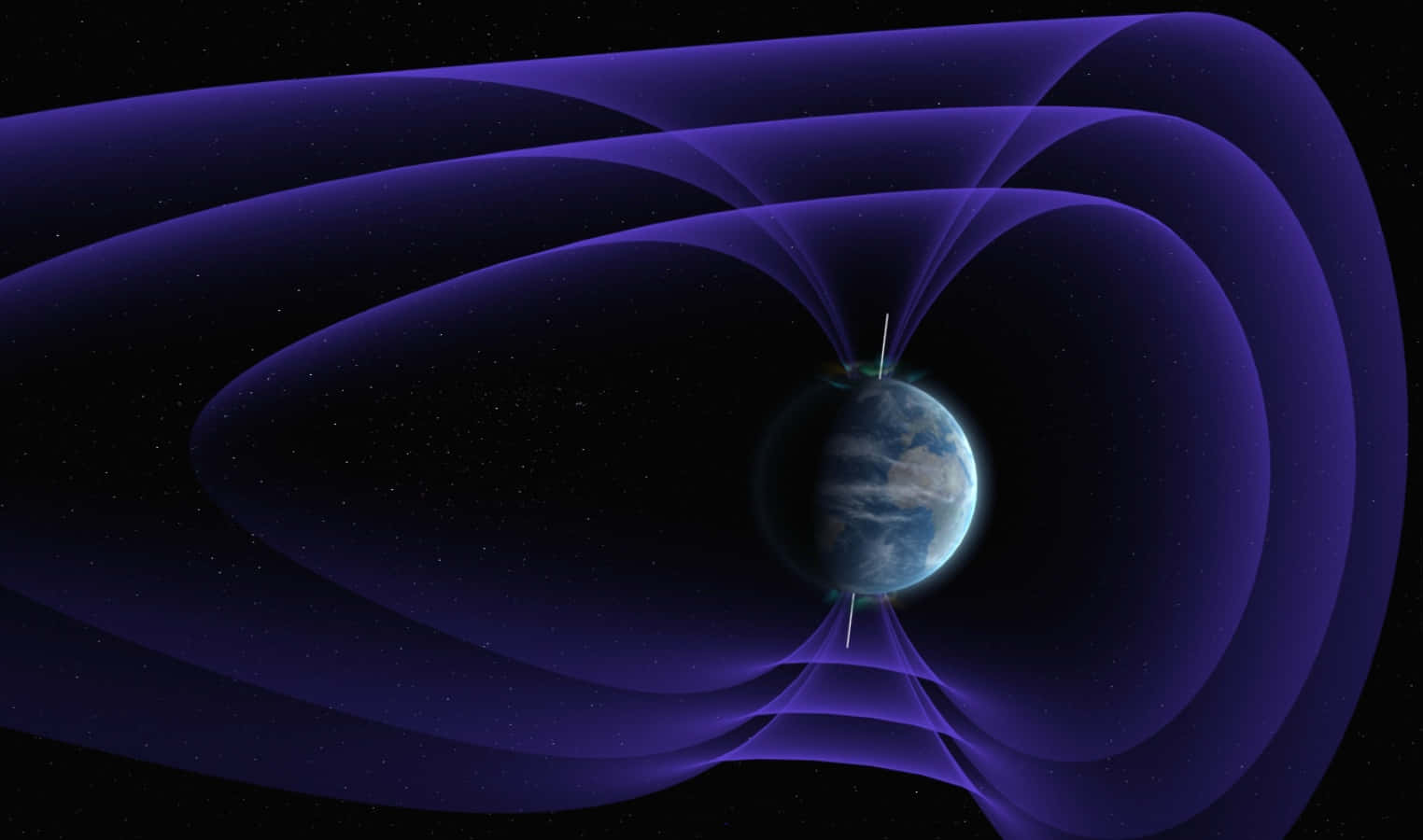 Mysterious Magnetic Field in Space Wallpaper