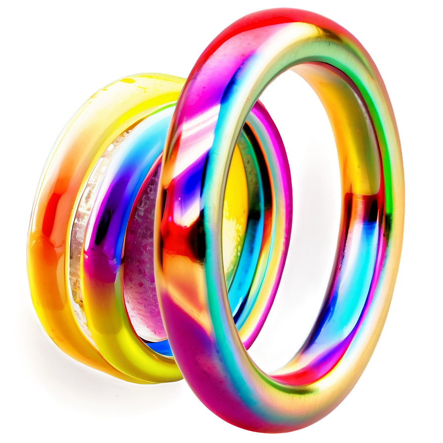 Magnetic Rings Fidget Toy Png 06242024 PNG