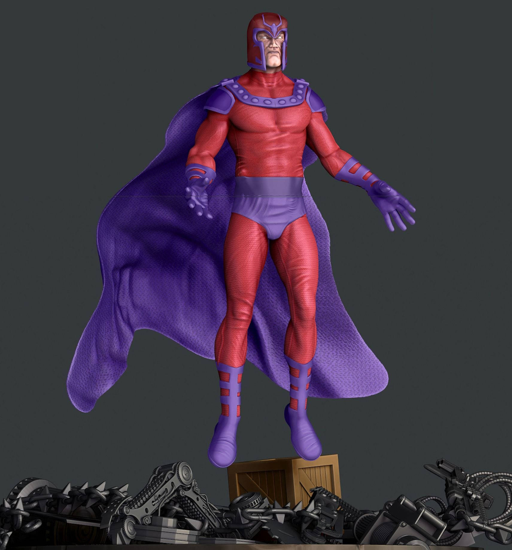Magneto Action Figure Wallpaper