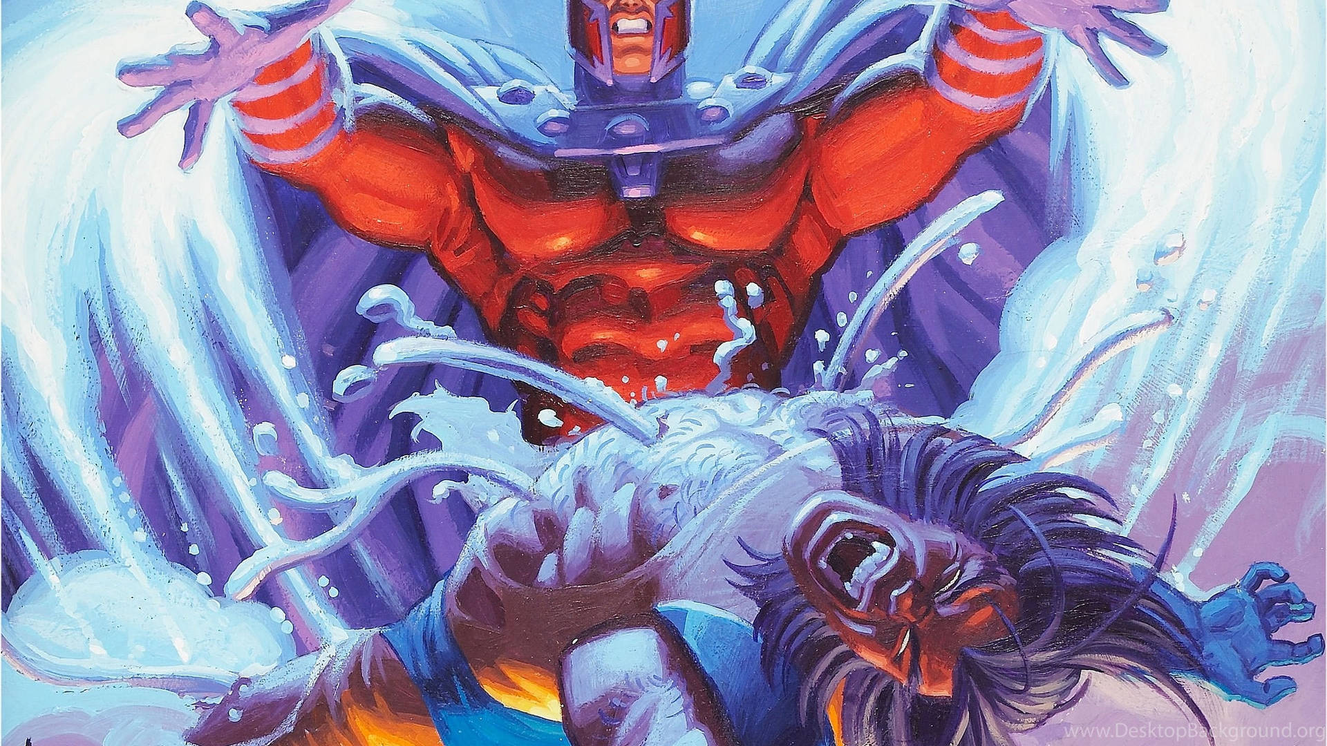Magneto In Full Power Wallpaper